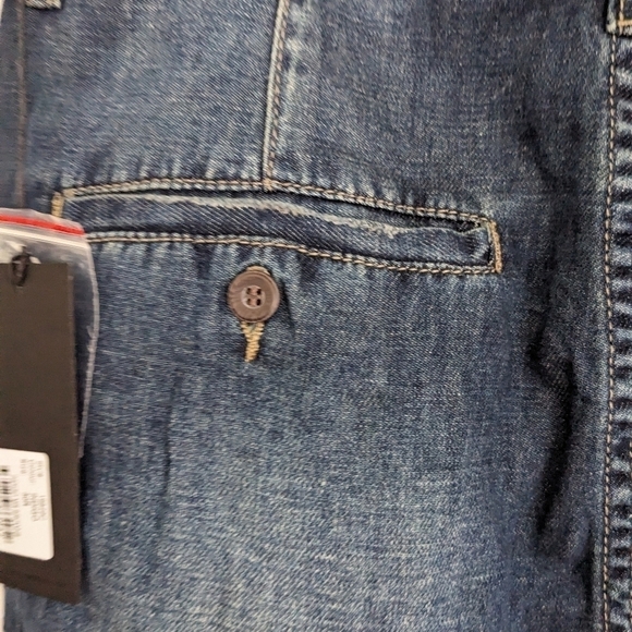MAN X ONE TEASPOON Mr. Browns Indigo Linen Blend Relaxed Leg Jeans Size 30 R - Picture 11 of 12
